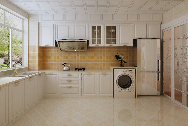 9萬元精裝藍(lán)鷹公寓101平兩居，簡(jiǎn)約歐式廚房的專業(yè)設(shè)計(jì)解析